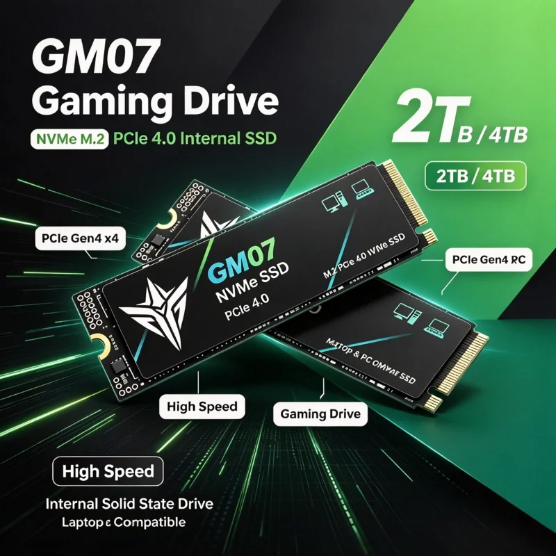 M.2 Nvme 4Tb Pcie 4.0 Ssd - 새 GM07 M2 SSD 하드 디스크,