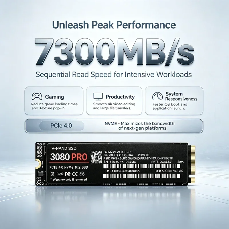 3080 PRO 500GB, 1TB, 2TB, 4TB  - M.2 Nvme 4Tb Pcie 4.0 Ssd 리뷰 및 가격