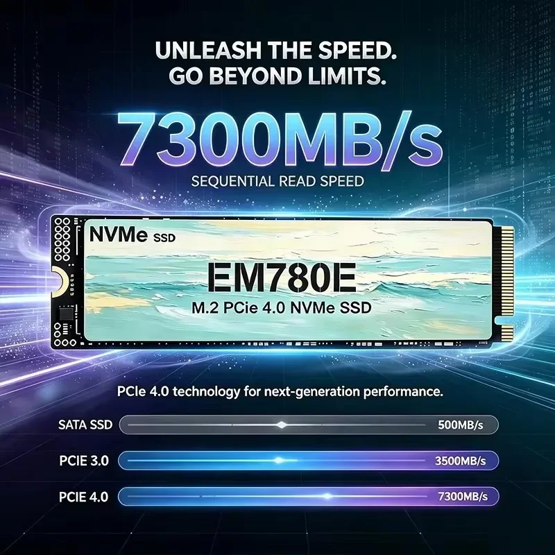 새로운 EM780E M.2 SSD 하드 디스크, 500 - M.2 Nvme 4Tb Pcie 4.0 Ssd 리뷰 및 가격