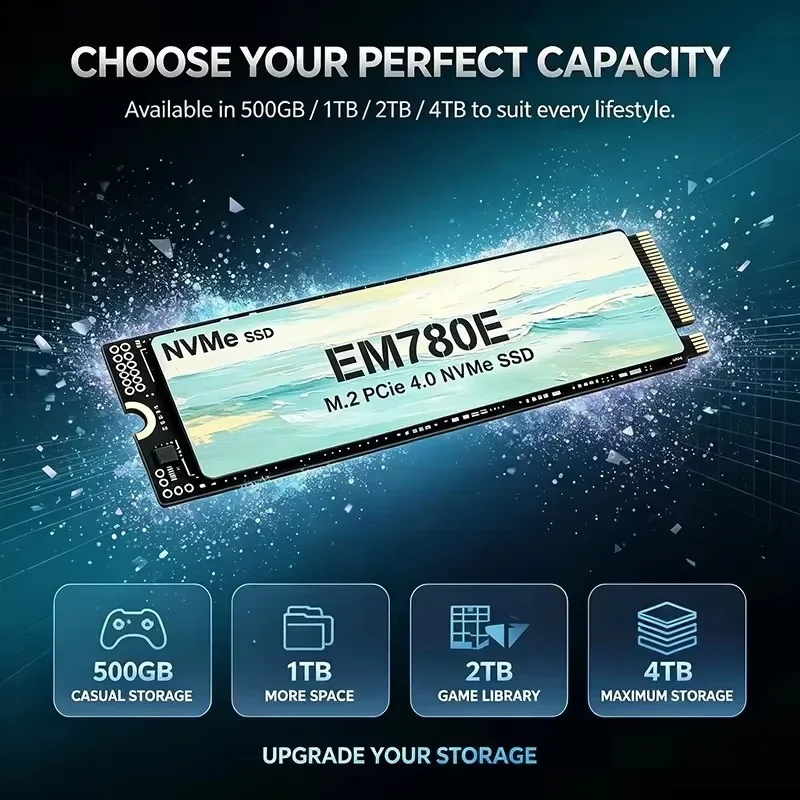 새로운 EM780E M.2 SSD 하드 디스크, 500 - M.2 Nvme 4Tb Pcie 4.0 Ssd 리뷰 및 가격