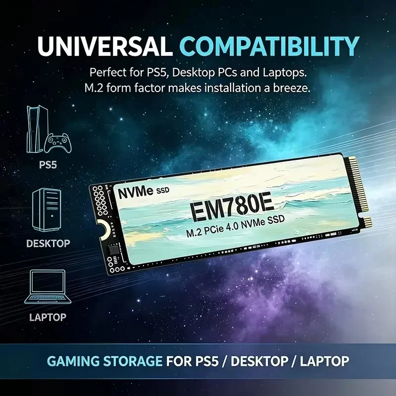 새로운 EM780E M.2 SSD 하드 디스크, 500 - M.2 Nvme 4Tb Pcie 4.0 Ssd 리뷰 및 가격