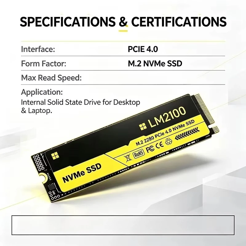 새로운 LM2100 M.2 SSD 하드 드라이브, 2T - M.2 Nvme 4Tb Pcie 4.0 Ssd 리뷰 및 가격