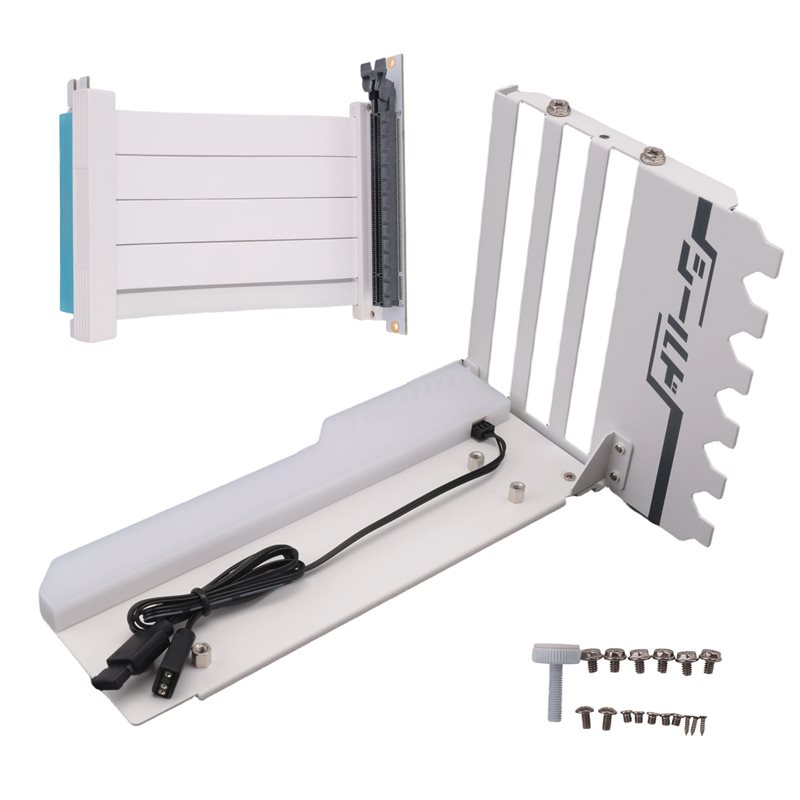 섬세한 질감의 수직형 GPU 마운팅 브래킷, PCI-E - Pcie 4.0 X16 Riser Cable 90 Degree 리뷰 및 가격
