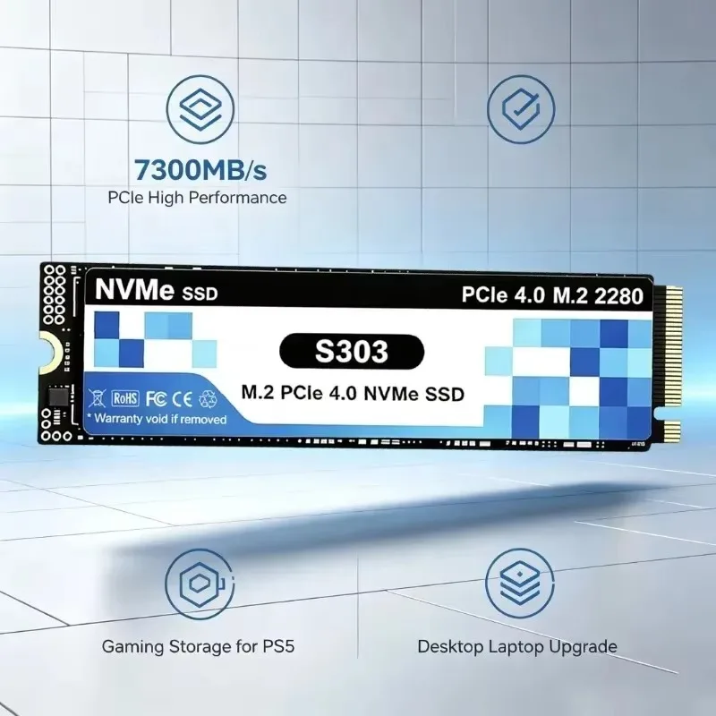 정품 S303 M.2 NVMe 내장 SSD, 500GB - M.2 Nvme 4Tb Pcie 4.0 Ssd 리뷰 및 가격