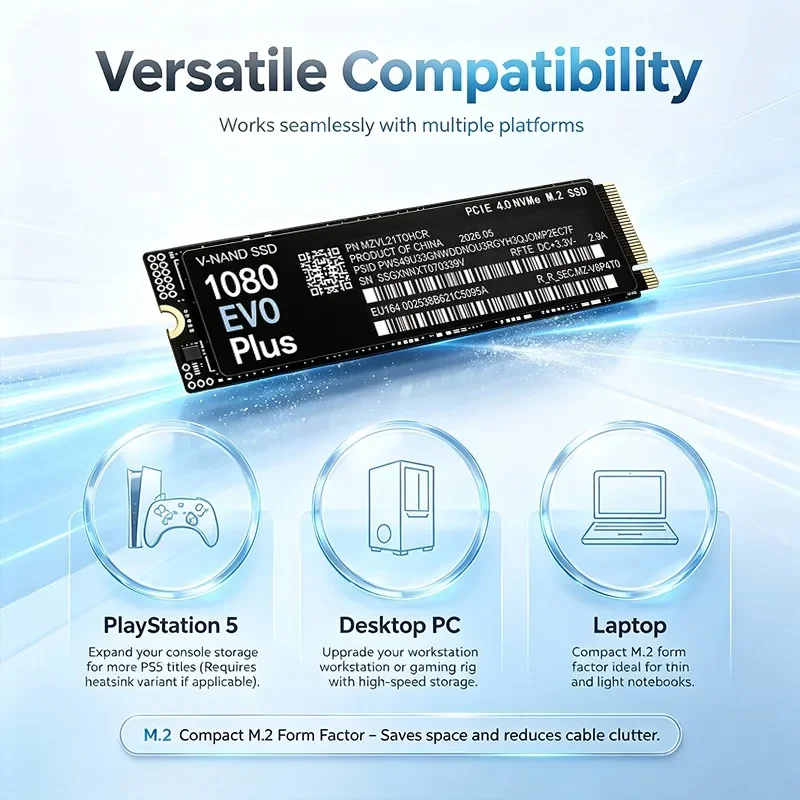 고속, 정품, 최신 1080 EVO Plus M.2 N - M.2 Nvme 4Tb Pcie 4.0 Ssd 리뷰 및 가격