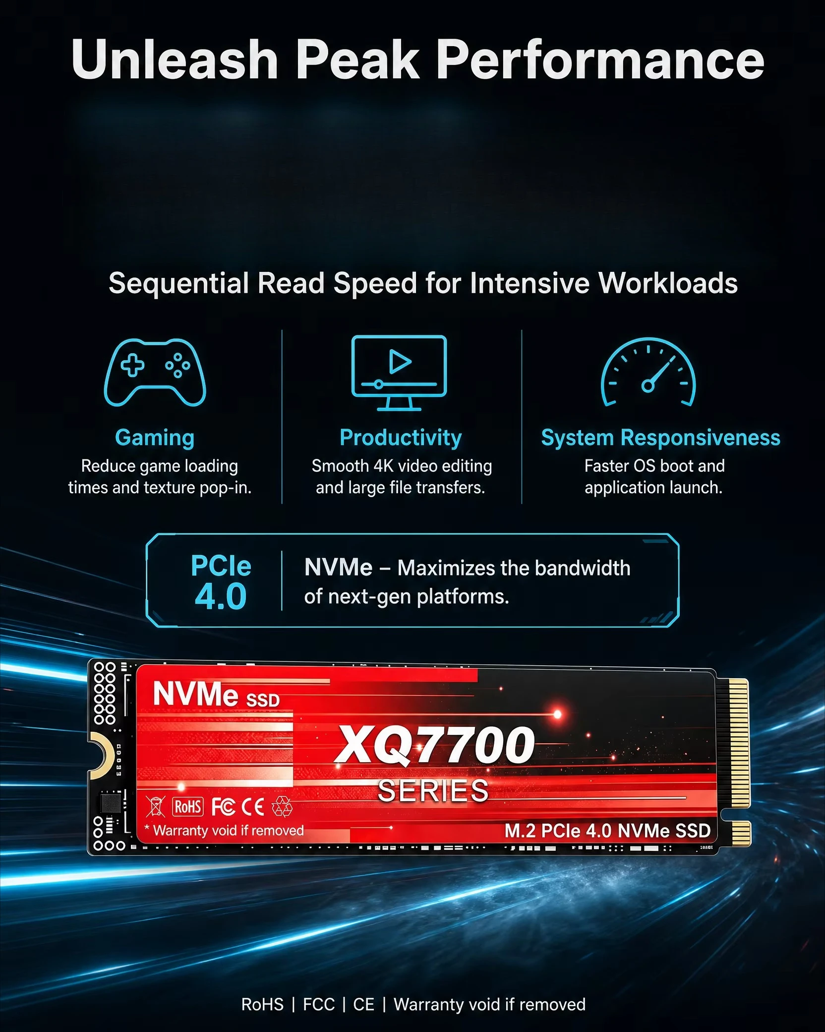 XQ7700 2TB/4TB SSD M.2 NVMe 내장 - M.2 Nvme 4Tb Pcie 4.0 Ssd 리뷰 및 가격