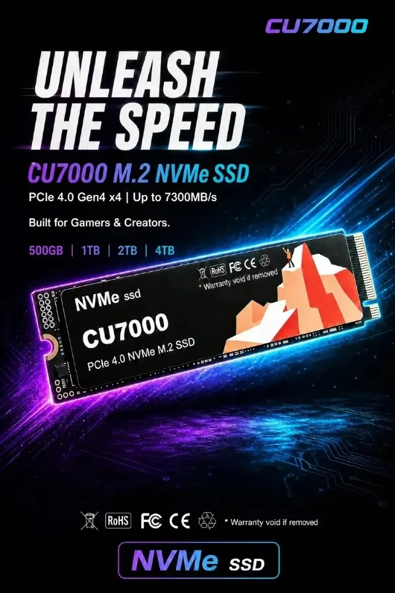 CU7000 SSD M.2 NVMe 내장형 솔리드 스테 - M.2 Nvme 4Tb Pcie 4.0 Ssd 리뷰 및 가격